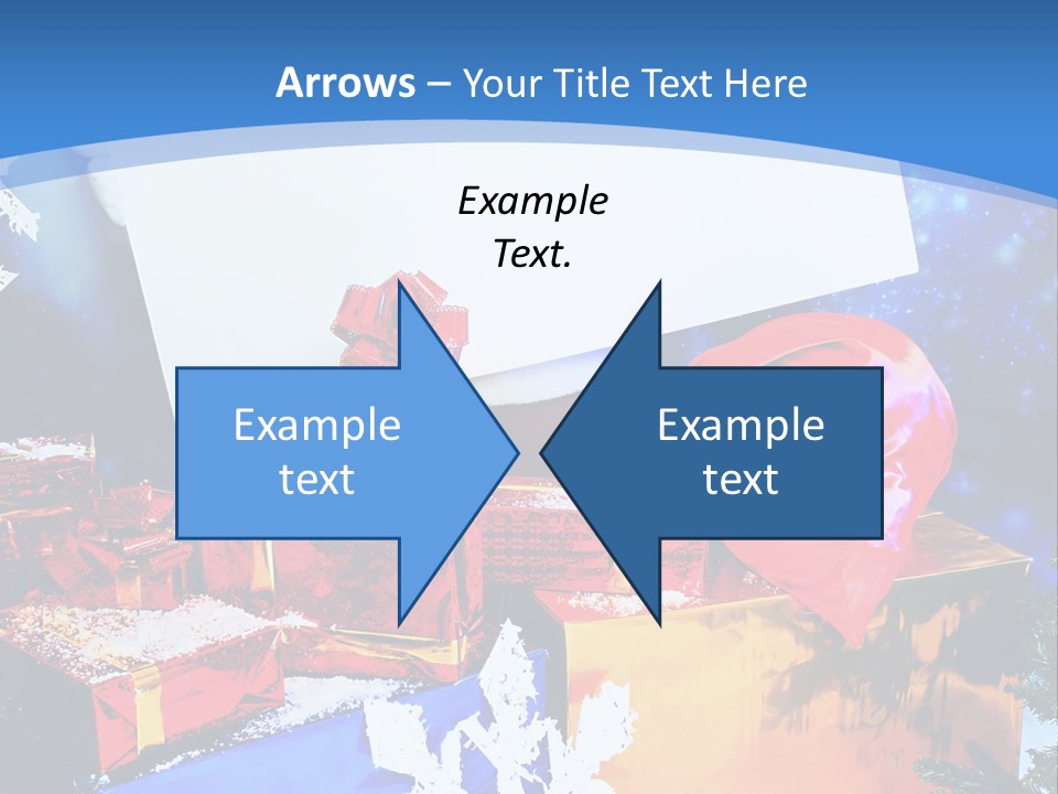 X Mas Claus Packing PowerPoint Template