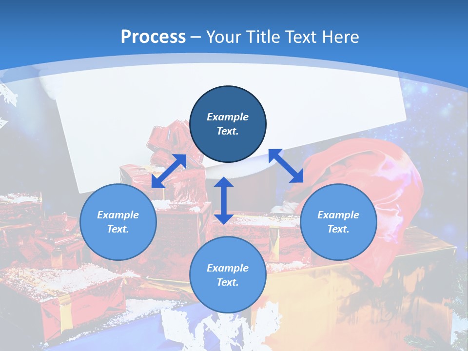X Mas Claus Packing PowerPoint Template
