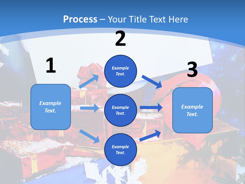 X Mas Claus Packing PowerPoint Template
