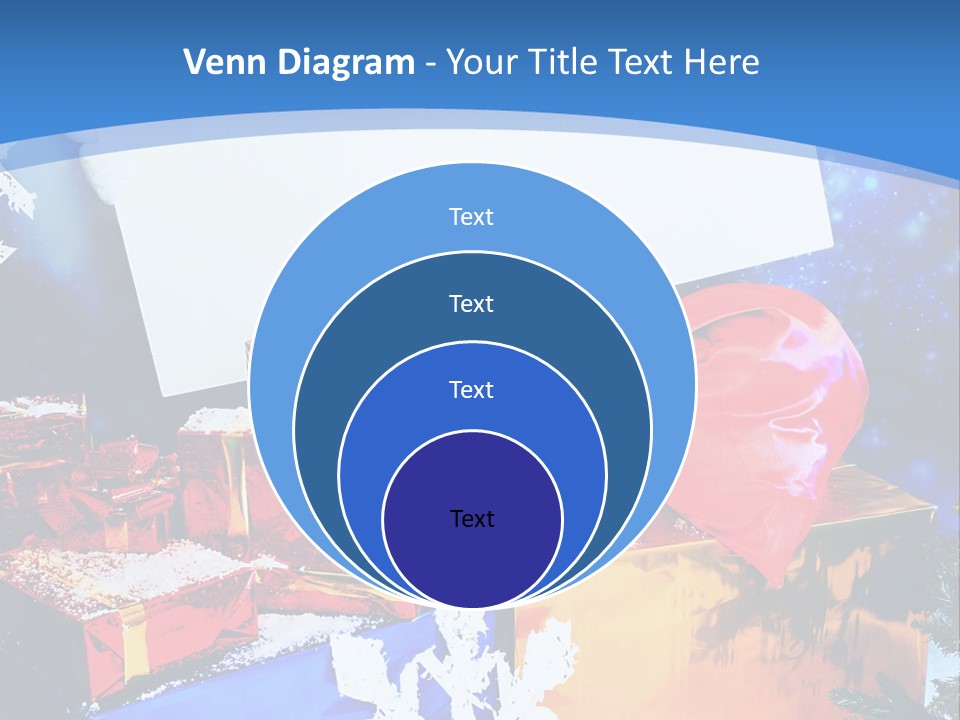 X Mas Claus Packing PowerPoint Template