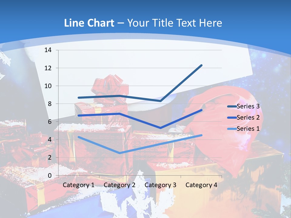 X Mas Claus Packing PowerPoint Template