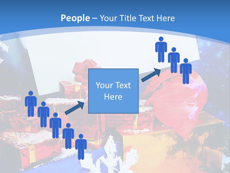 X Mas Claus Packing PowerPoint Template