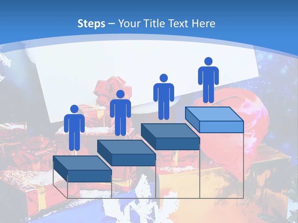 X Mas Claus Packing PowerPoint Template