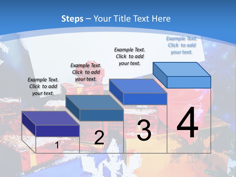 X Mas Claus Packing PowerPoint Template
