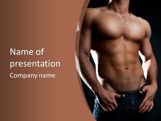 Athletic Body PowerPoint Template