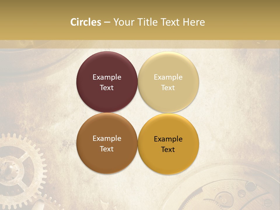 Clock Antiquity Antiques PowerPoint Template