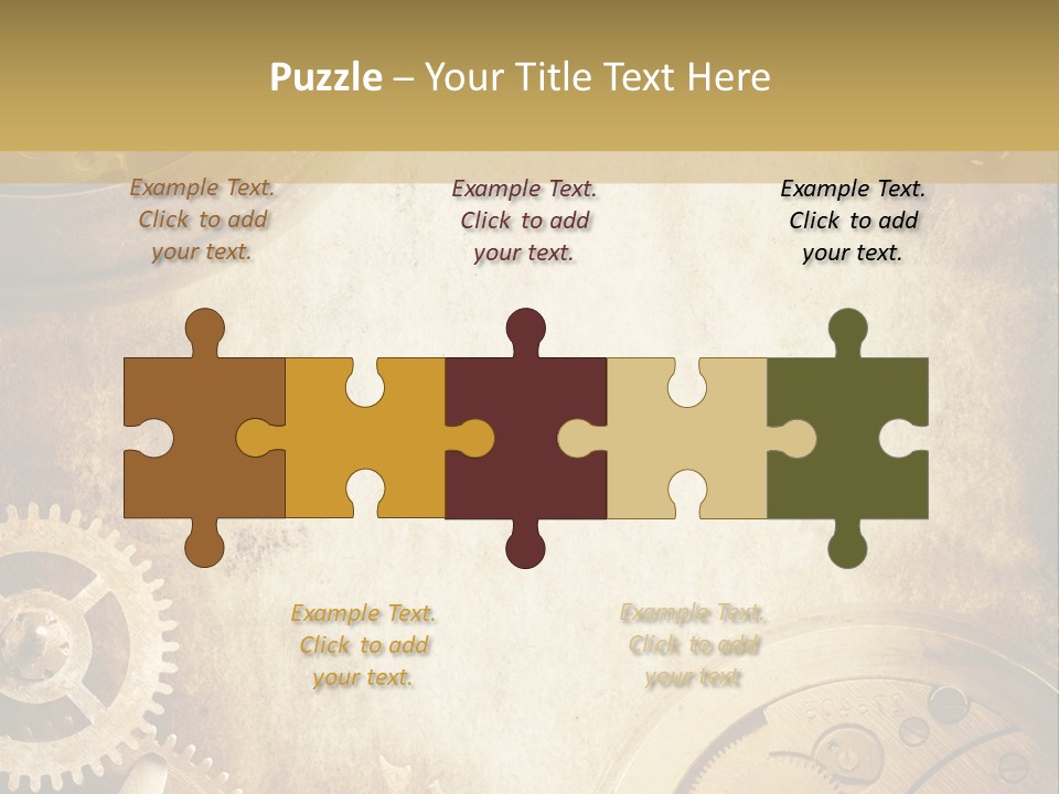 Clock Antiquity Antiques PowerPoint Template