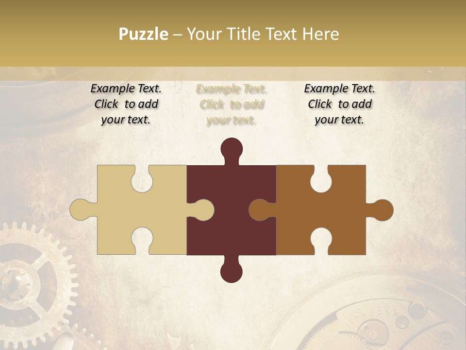 Clock Antiquity Antiques PowerPoint Template