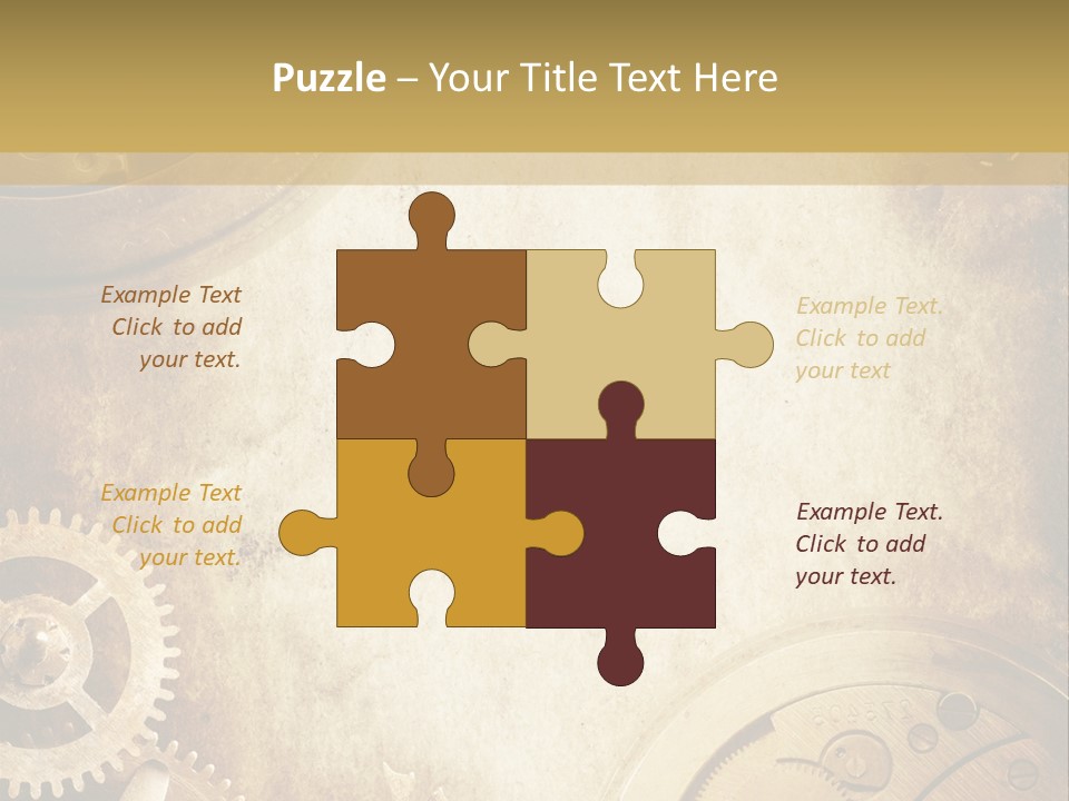 Clock Antiquity Antiques PowerPoint Template