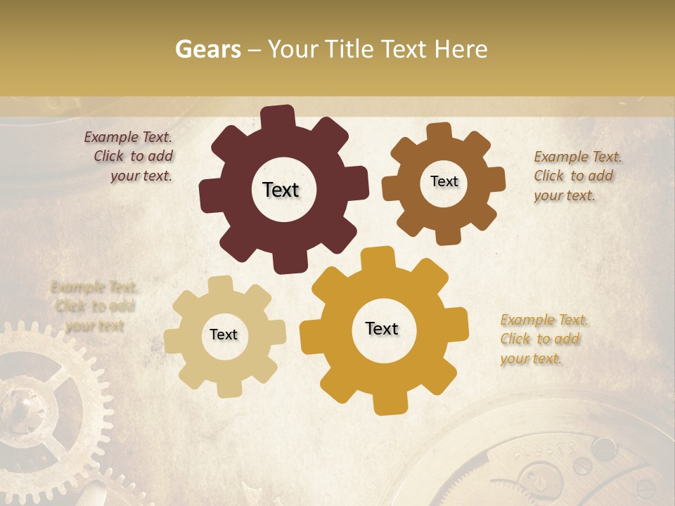 Clock Antiquity Antiques PowerPoint Template