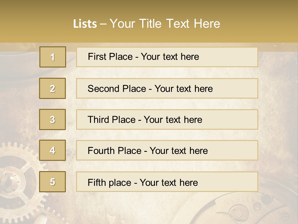 Clock Antiquity Antiques PowerPoint Template