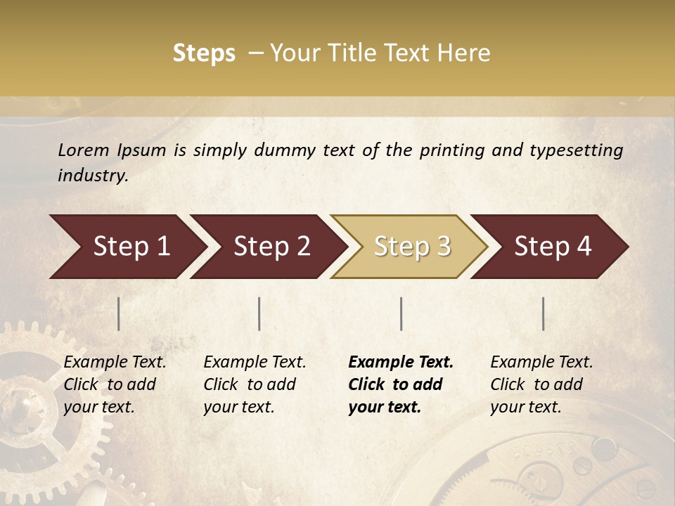 Clock Antiquity Antiques PowerPoint Template