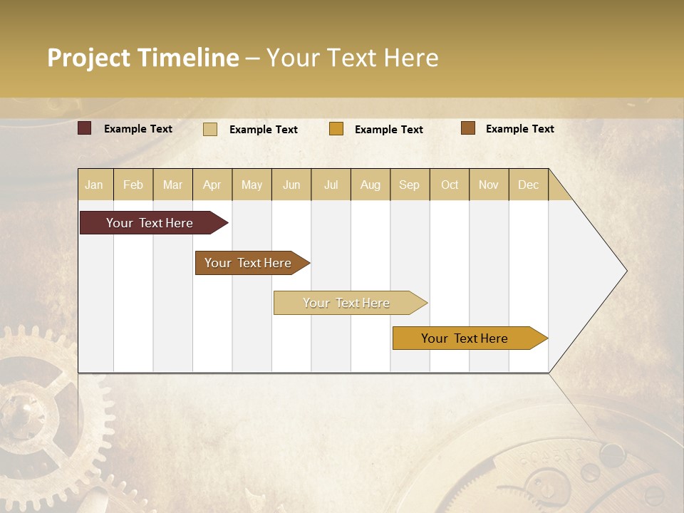 Clock Antiquity Antiques PowerPoint Template