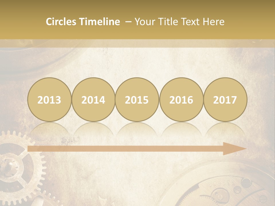 Clock Antiquity Antiques PowerPoint Template
