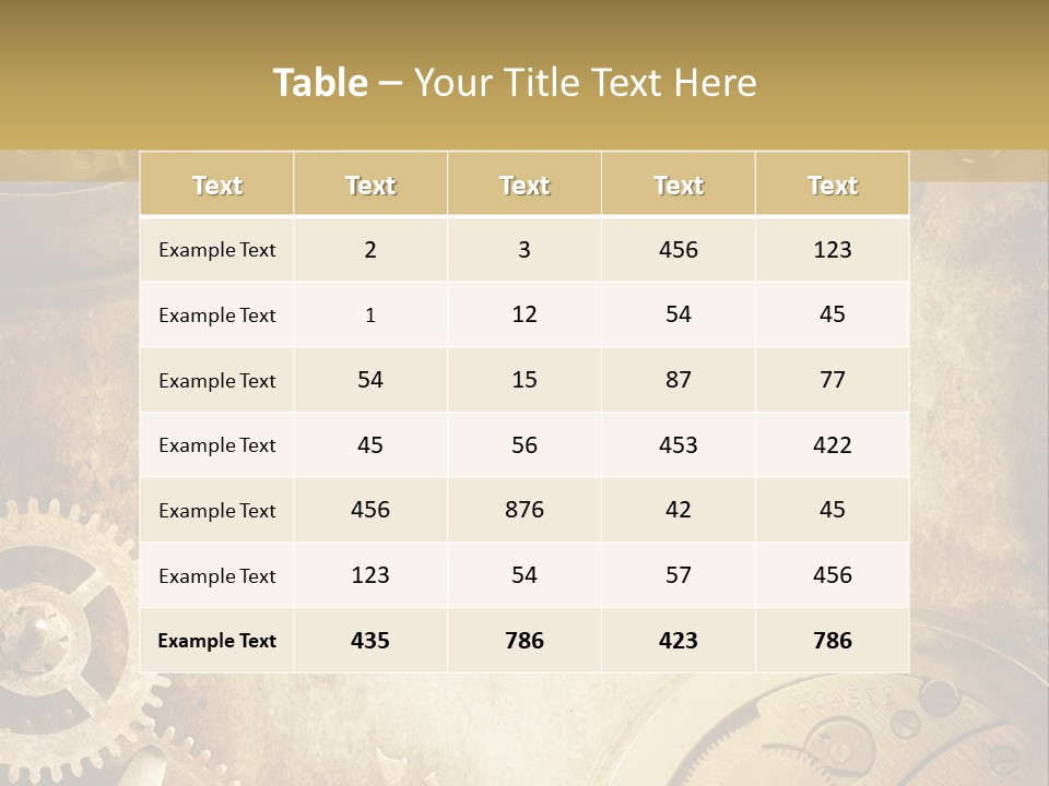 Clock Antiquity Antiques PowerPoint Template