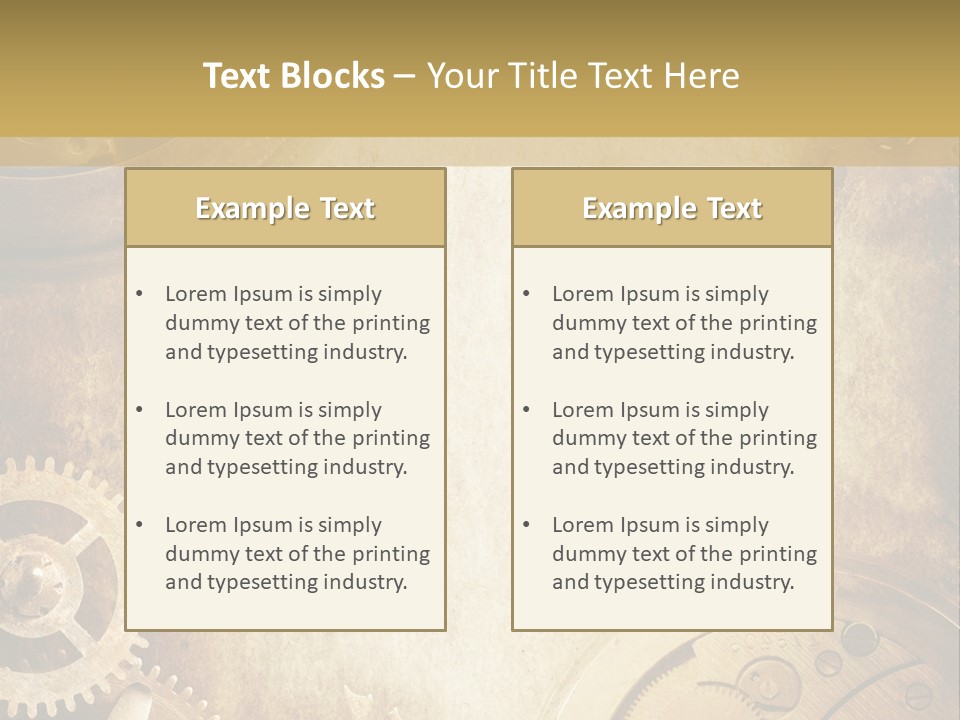 Clock Antiquity Antiques PowerPoint Template