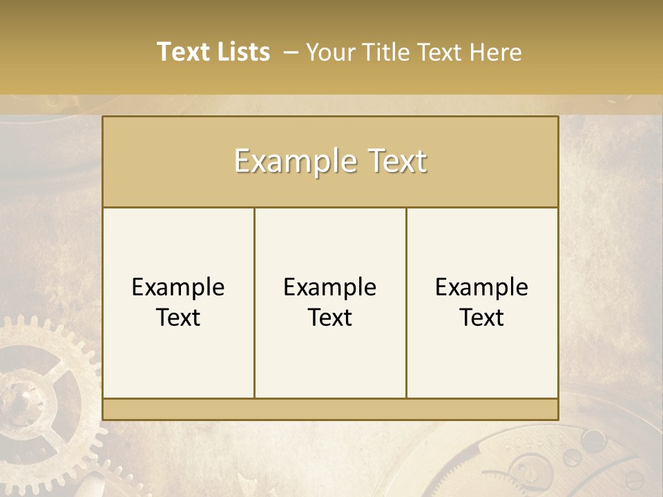 Clock Antiquity Antiques PowerPoint Template