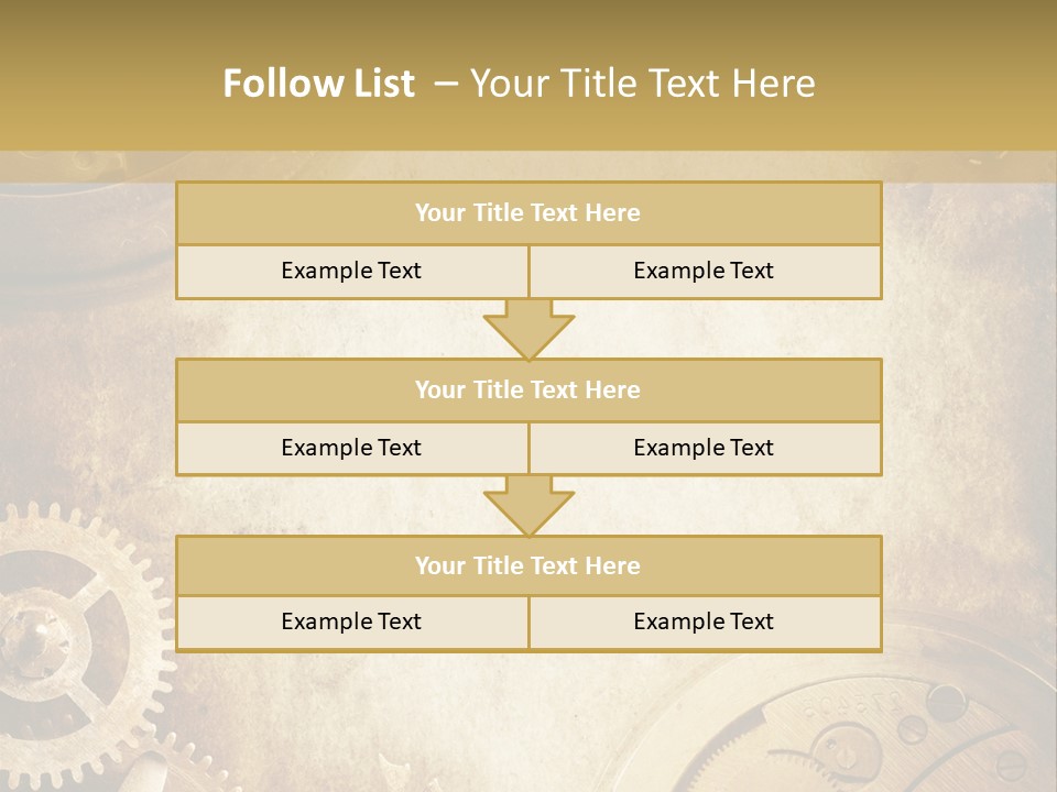 Clock Antiquity Antiques PowerPoint Template