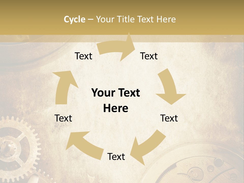 Clock Antiquity Antiques PowerPoint Template