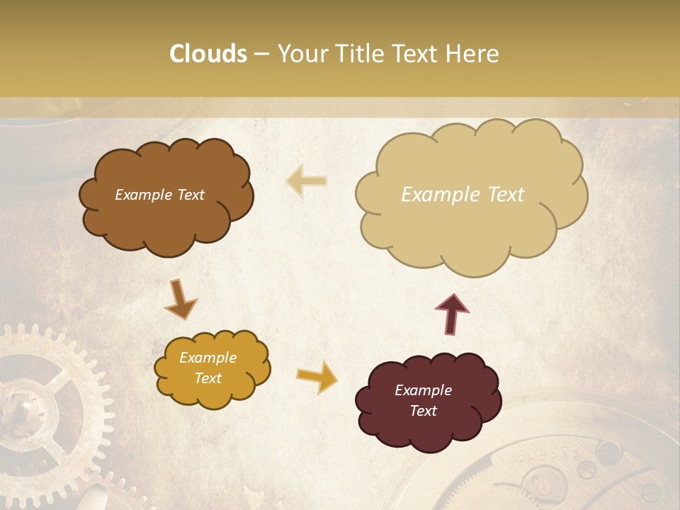 Clock Antiquity Antiques PowerPoint Template