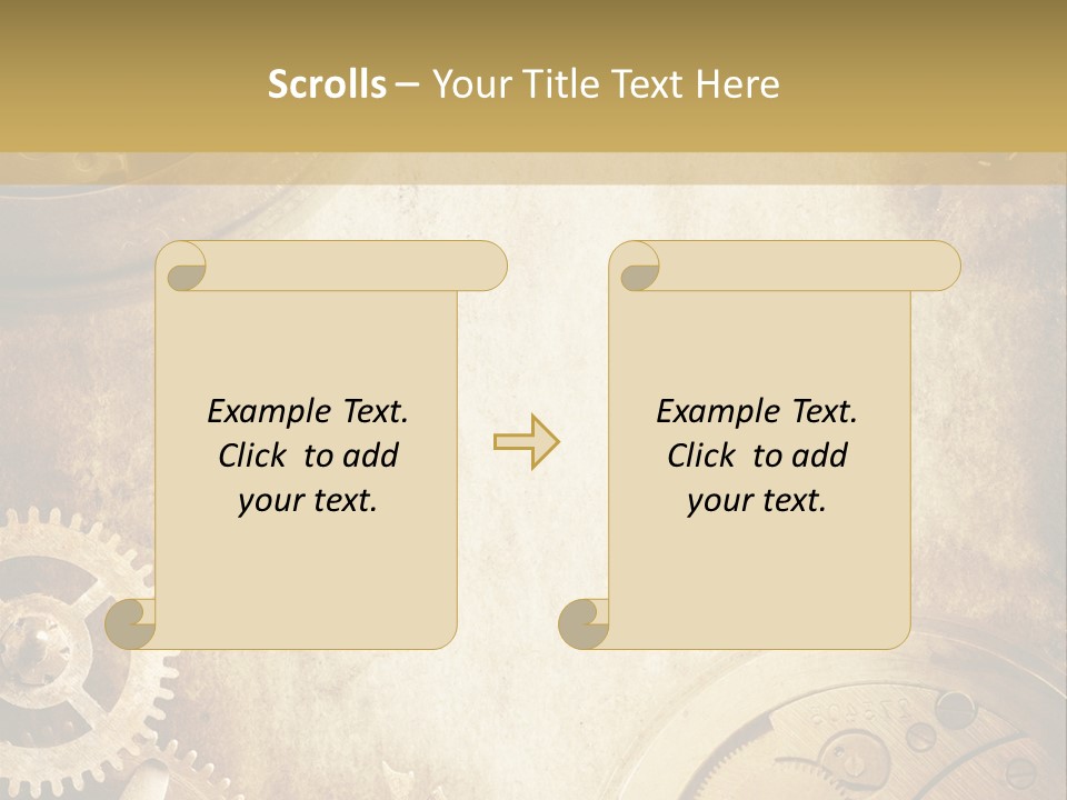 Clock Antiquity Antiques PowerPoint Template