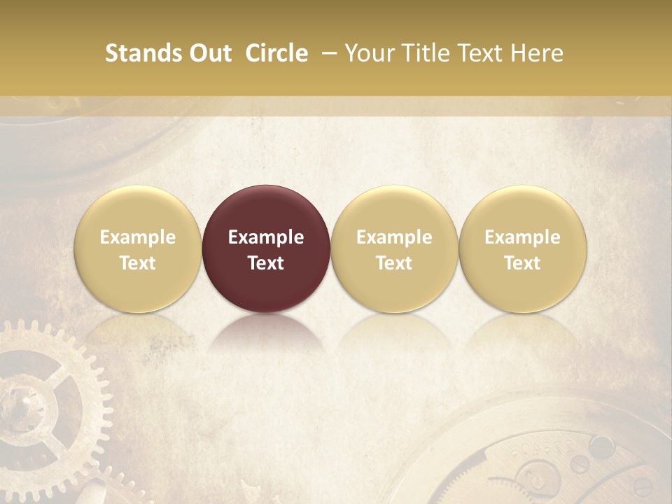 Clock Antiquity Antiques PowerPoint Template