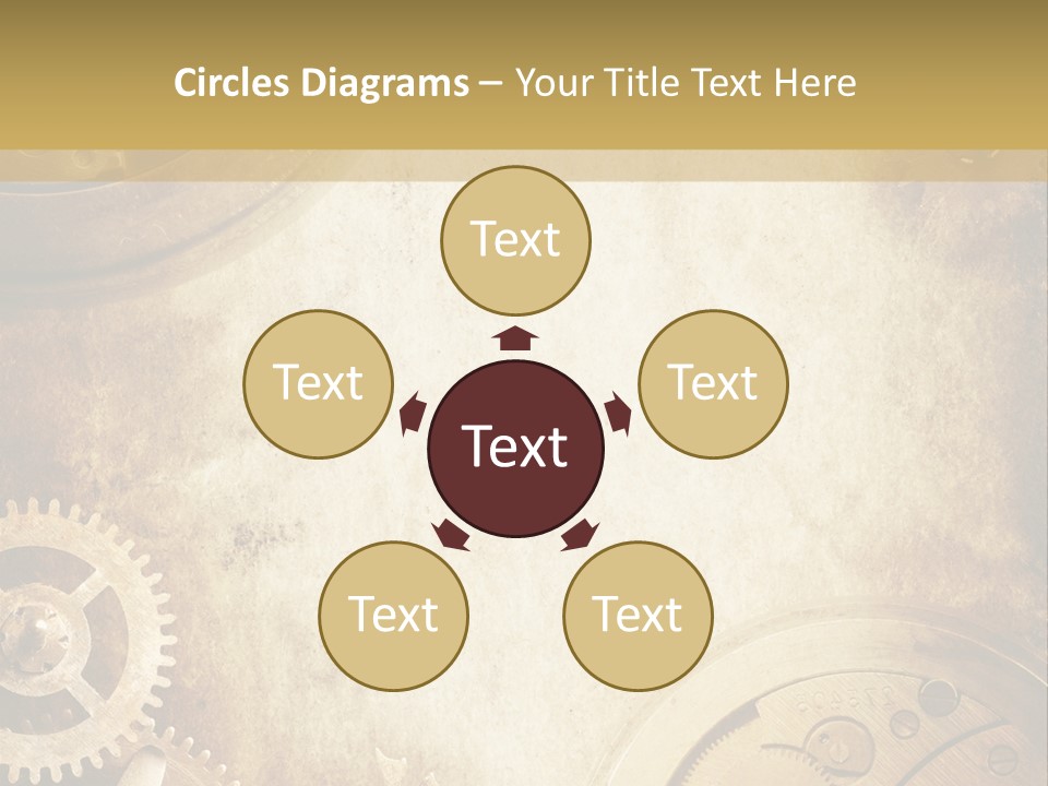 Clock Antiquity Antiques PowerPoint Template