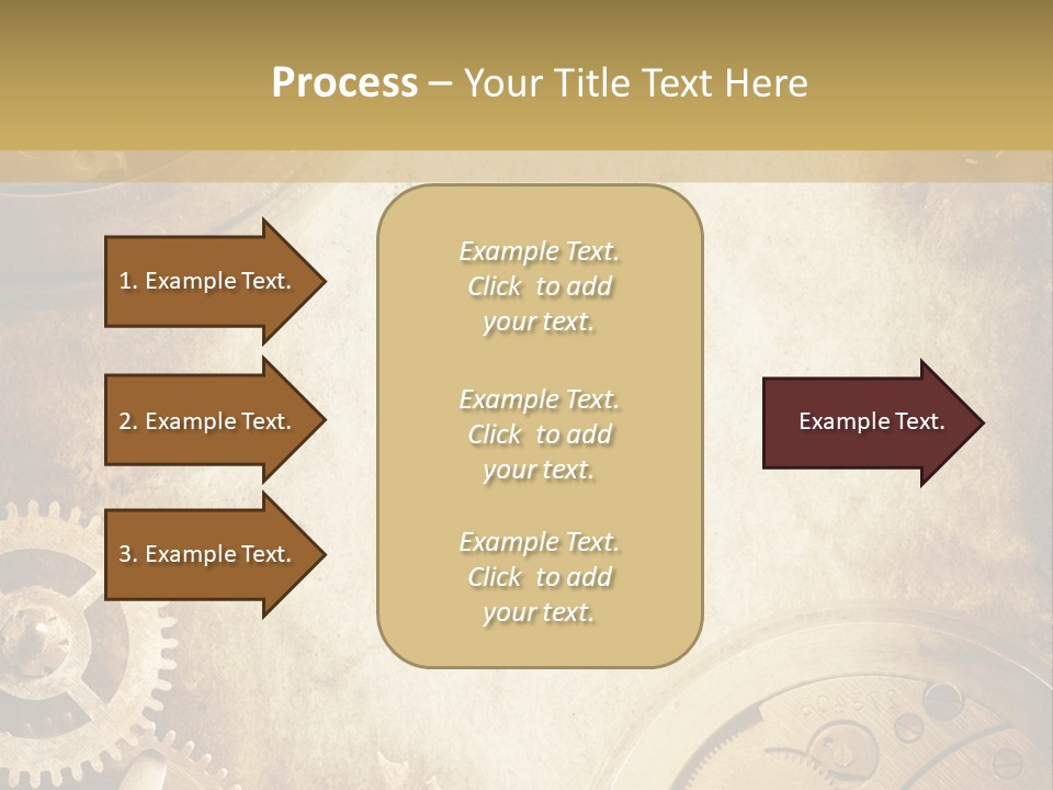 Clock Antiquity Antiques PowerPoint Template