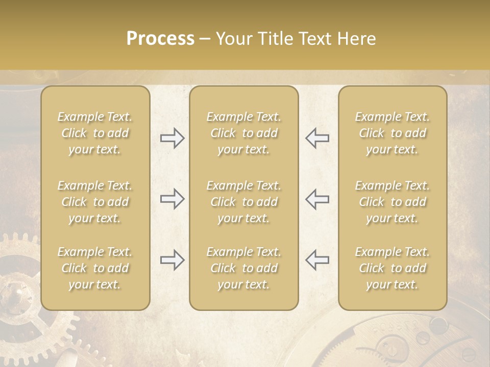 Clock Antiquity Antiques PowerPoint Template