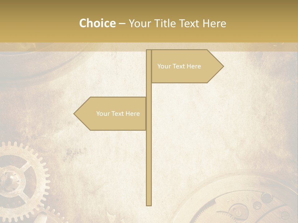 Clock Antiquity Antiques PowerPoint Template