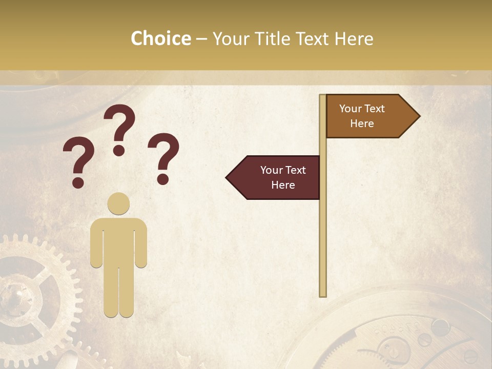 Clock Antiquity Antiques PowerPoint Template