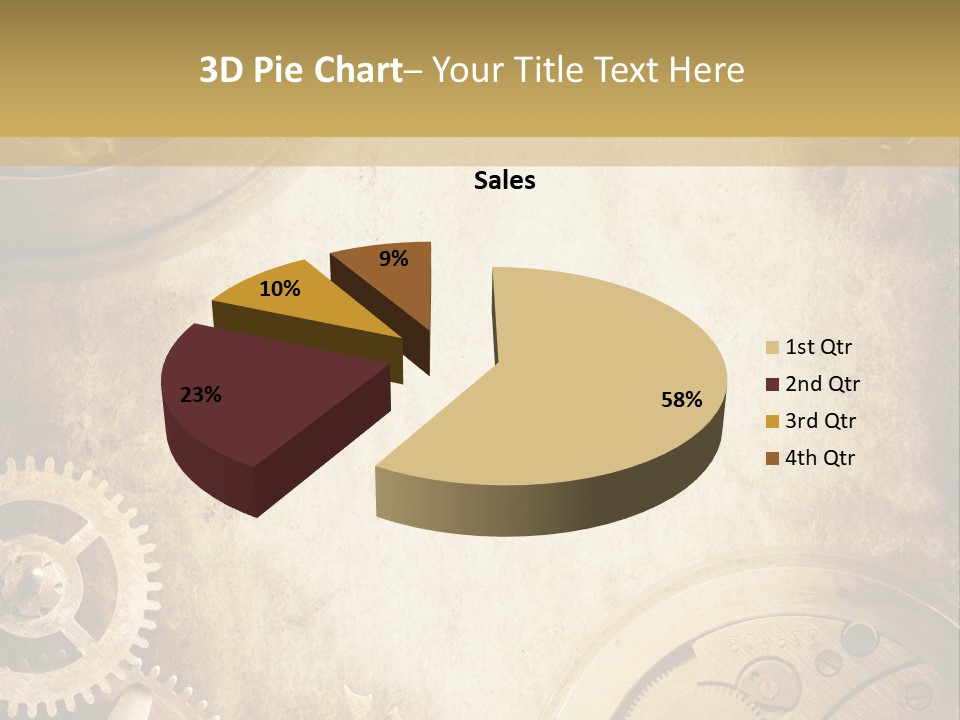 Clock Antiquity Antiques PowerPoint Template