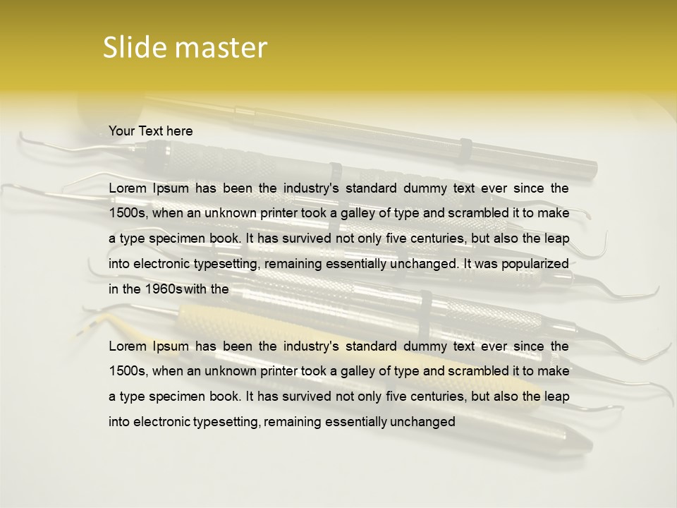 Dentist Tools PowerPoint Template