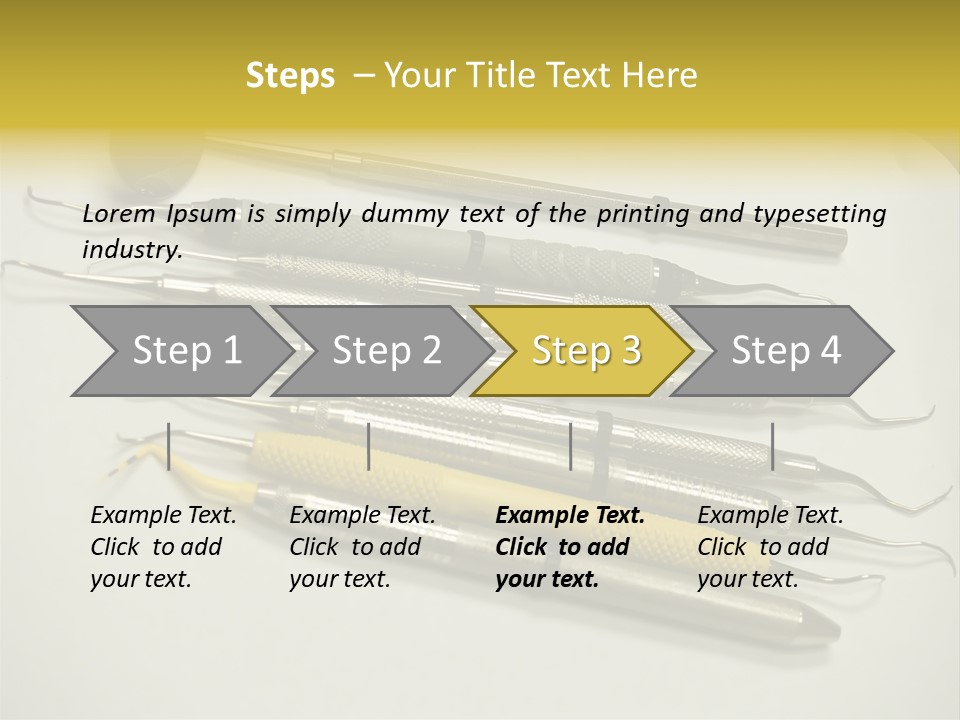 Dentist Tools PowerPoint Template