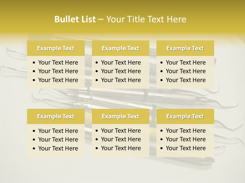 Dentist Tools PowerPoint Template