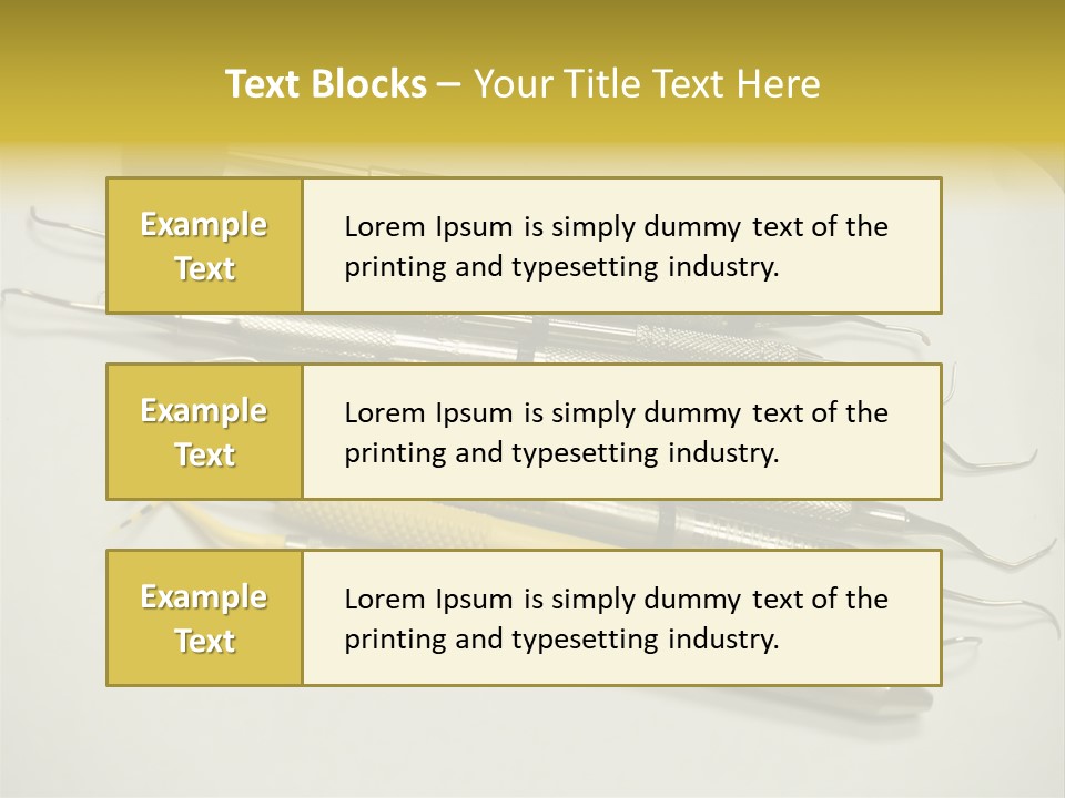 Dentist Tools PowerPoint Template
