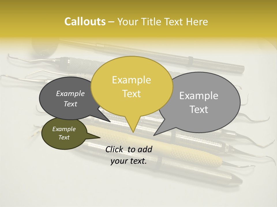 Dentist Tools PowerPoint Template