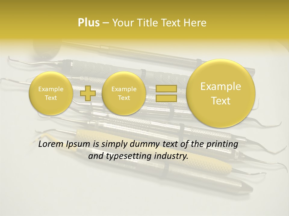 Dentist Tools PowerPoint Template