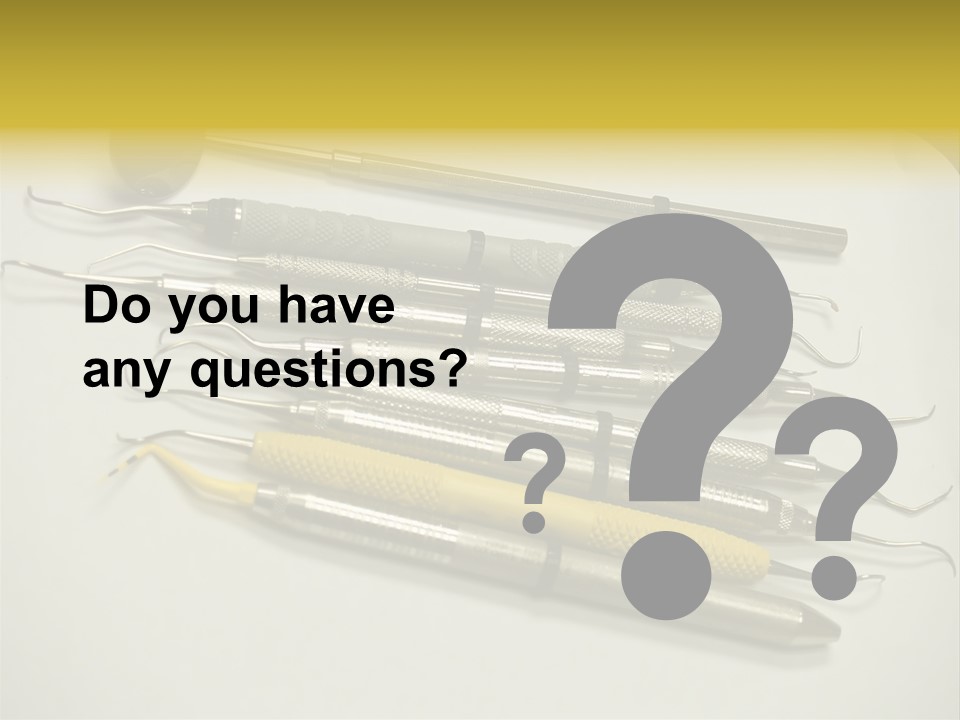 Dentist Tools PowerPoint Template