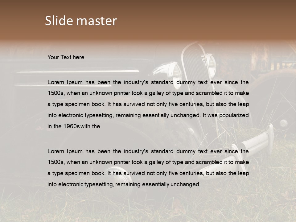 Junk Yard PowerPoint Template