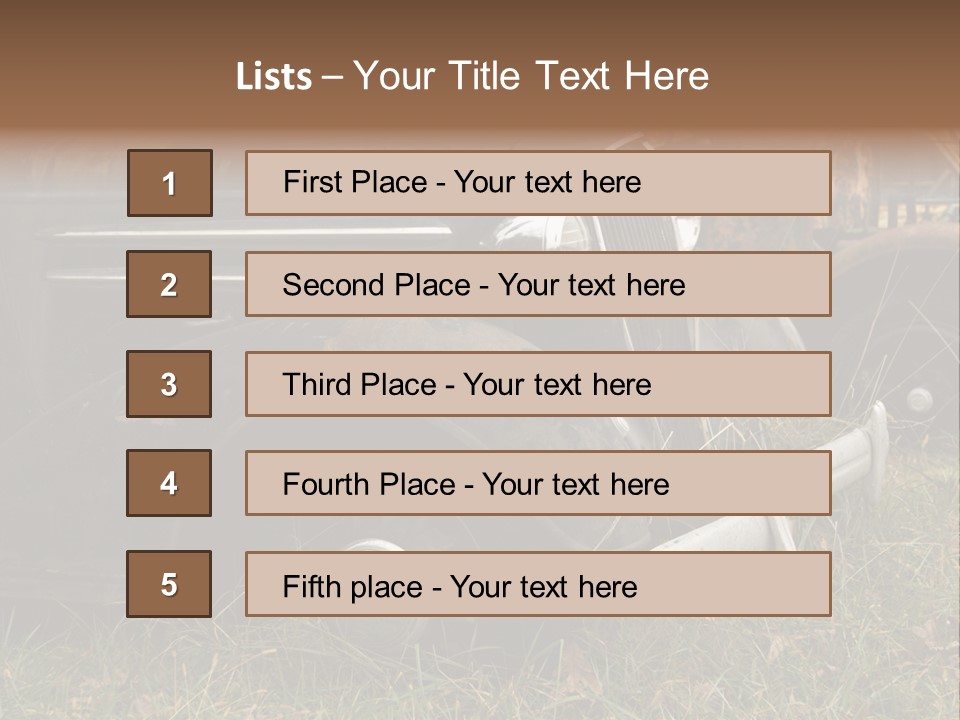 Junk Yard PowerPoint Template