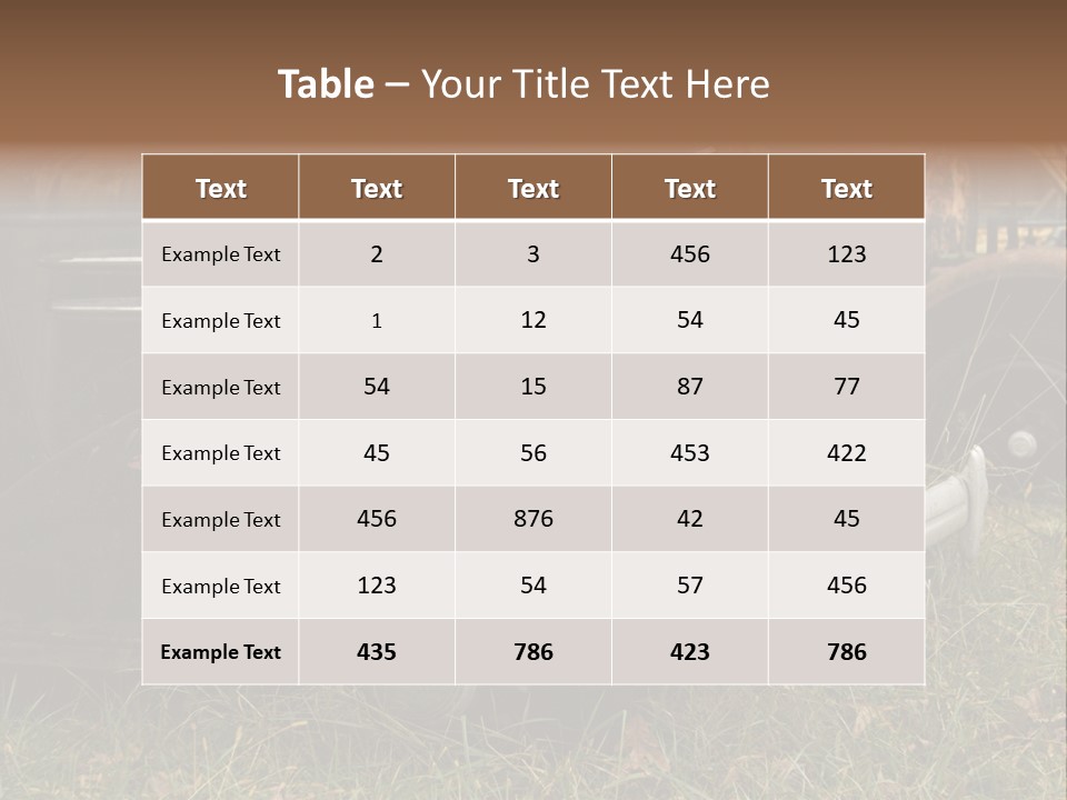 Junk Yard PowerPoint Template