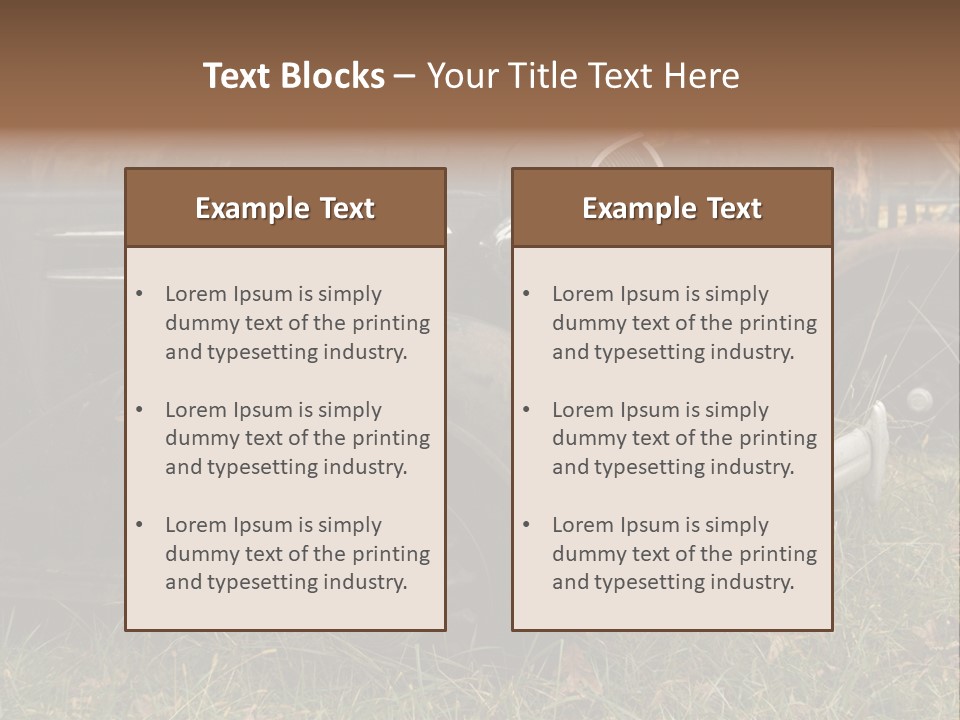 Junk Yard PowerPoint Template