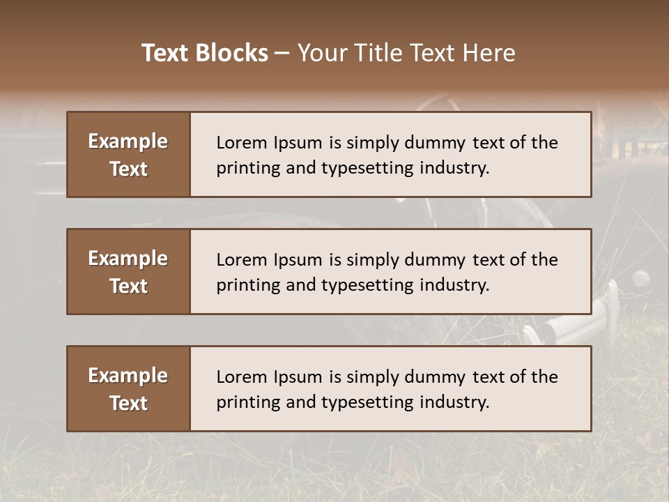 Junk Yard PowerPoint Template