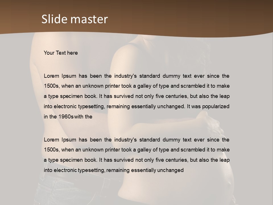 People Anticipation Looking PowerPoint Template