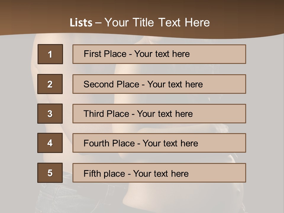 People Anticipation Looking PowerPoint Template