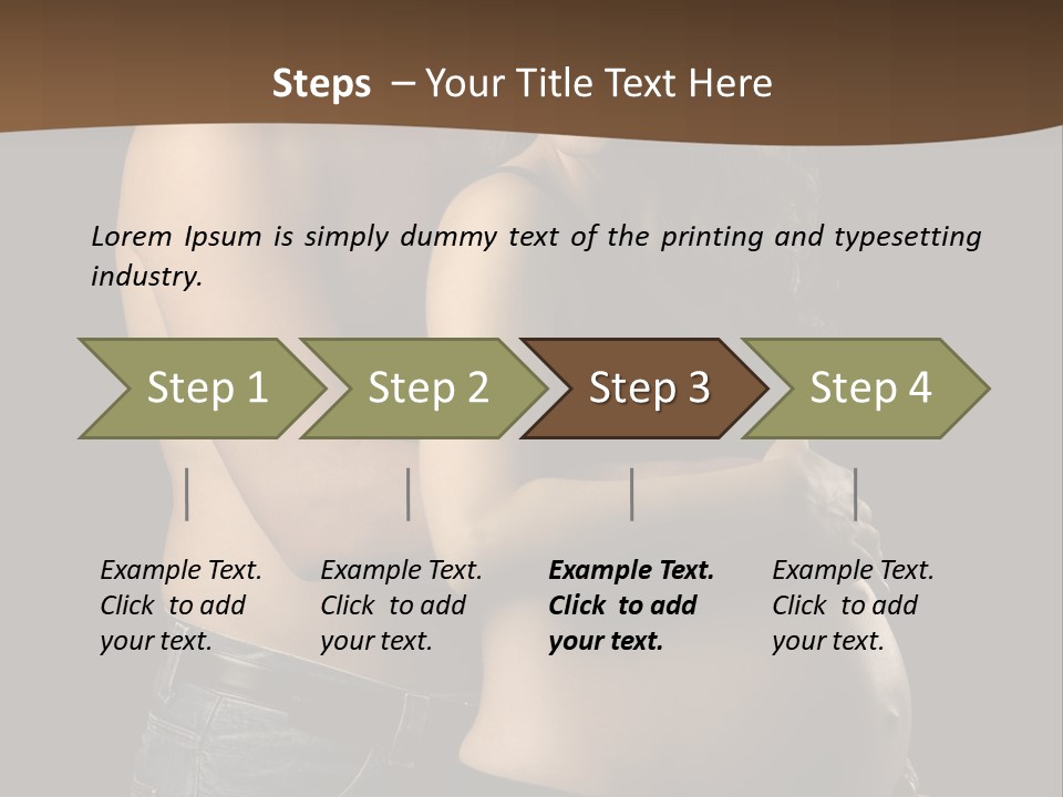 People Anticipation Looking PowerPoint Template