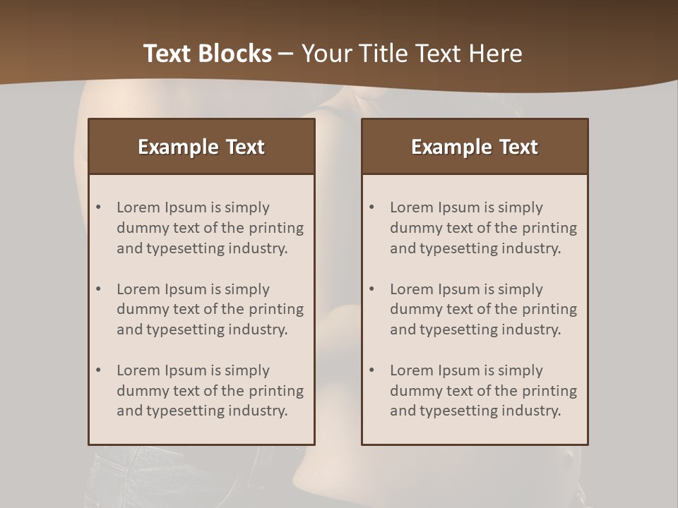 People Anticipation Looking PowerPoint Template