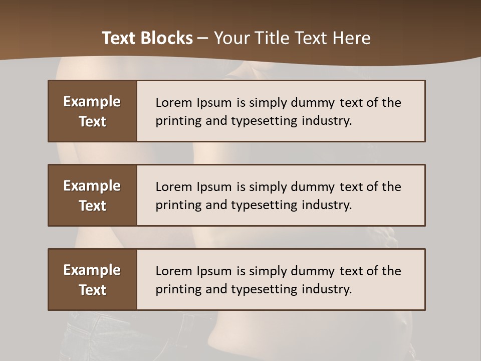 People Anticipation Looking PowerPoint Template