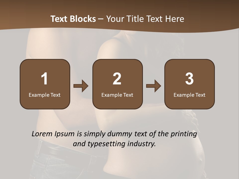 People Anticipation Looking PowerPoint Template